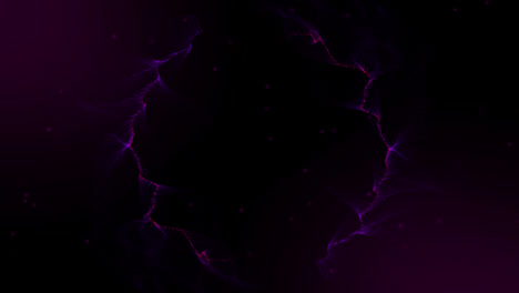 Animation-of-light-trails-moving-over-black-background