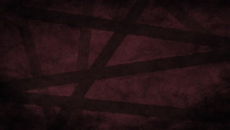 Animation-of-black-stripes-over-waves-moving-against-pink-background