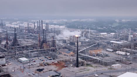 Industrial-Pollution-From-Chimney-Stacks-Drone-Aerial