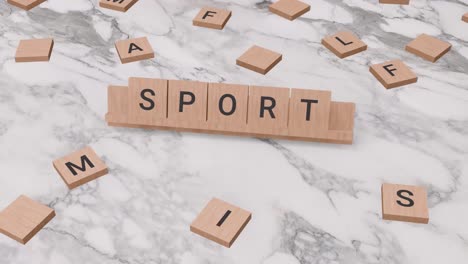 Sport-word-on-scrabble