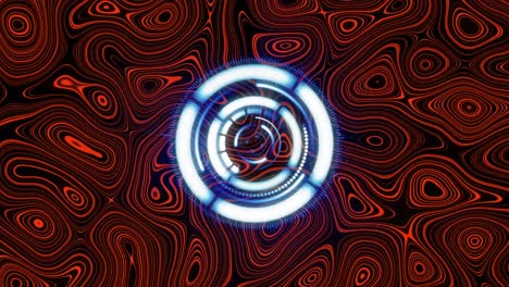 Animation-of-scope-scanning-over-liquid-background