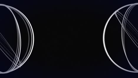 Animation-of-scopes-scanning-and-networks-of-connections-on-black-background