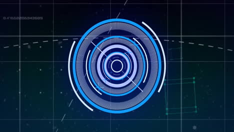 Animation-of-scope-scanning-over-network-of-connections