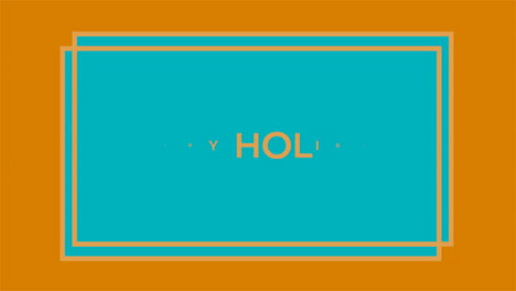 Happy-Holidays-in-frame-on-blue-modern-gradient